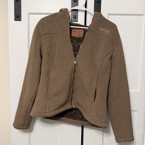 Outback Trading Co. Men's Brown Fleece Jacket
